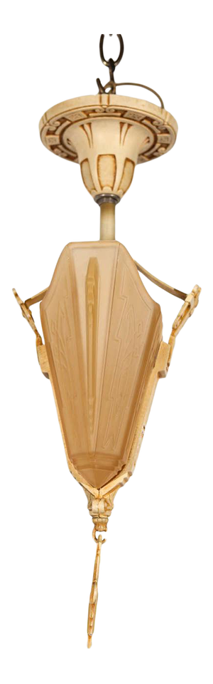 Gold Art Deco Fixture by Markel
