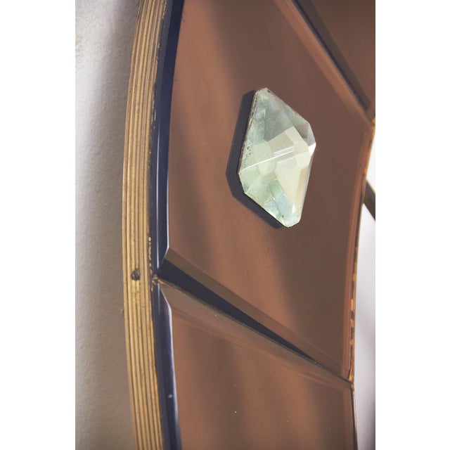 Mirror with Diamond Gems from Cristal Art, 1960s For Sale - Image 10 of 14