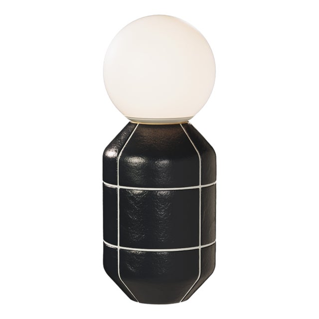 Ceramic Base Spot Table Lamp by Svitanok For Sale