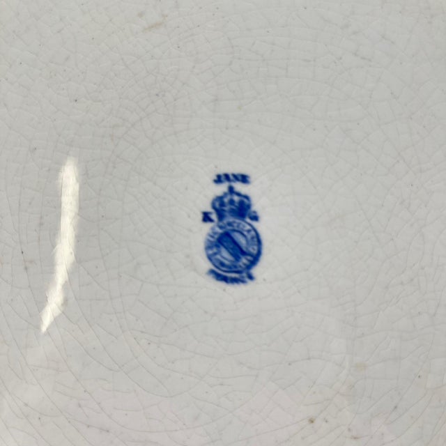 Round Jane Model Platter from KG Lunéville, 1890s For Sale - Image 5 of 12