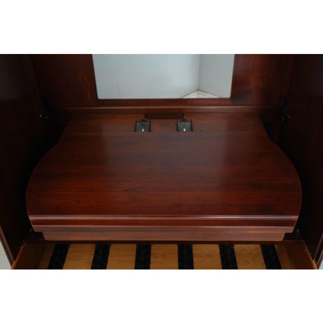 Ethan Allen Georgian Court Cherry Tv Entertainment Cabinet For Sale In Philadelphia - Image 6 of 18