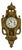 Late 18th Century Cronier Paris Louis XVI Period Gilt Bronze Wall Clock France For Sale
