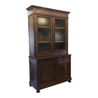 Mid 19th Century French Louis Philippe Buffet à Deux Corps For Sale