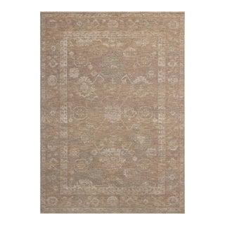 Chris Loves Julia x Loloi Louisa Taupe / Gold 2'-7" x 8'-0" Runner Rug For Sale