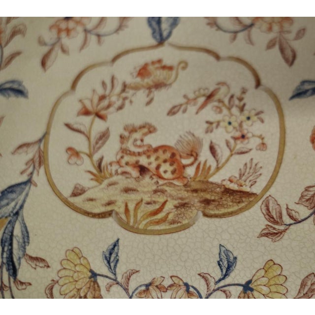 Imari Chinoiserie Style Painted Console Table This is a very attractive piece, the table is painted in the Imari Style in...