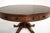 19th century english regency mahogany drum or rent table of good size. this table has a splayed base with four fluted legs...