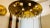 Large French 1960s Golden Crystal Orb Pendant Flush Ceiling Light For Sale - Image 12 of 12