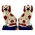 Vintage Staffordshire King Charles Spaniel Dog Bookend Ceramic Figurines - Set of 2 For Sale