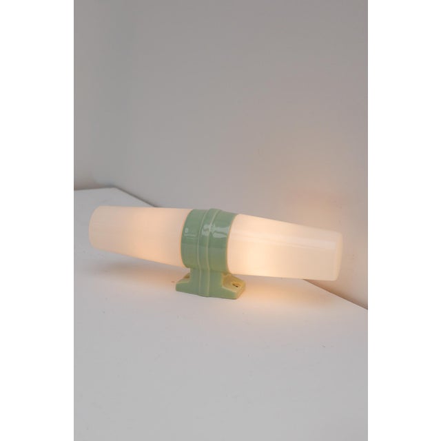 Vintage Porcelain Bathroom Light by Sigvard Bernadotte for Ifö 1960 For Sale - Image 9 of 12