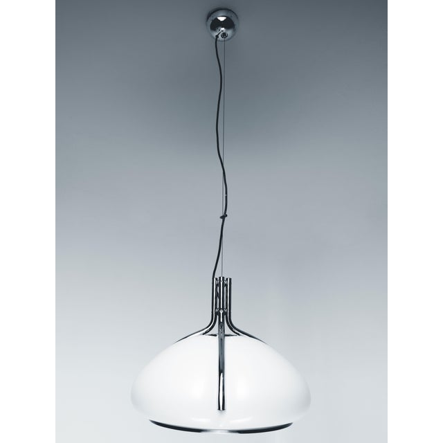 Mid-Century Modern Quadrifoglio Pendant Lamp attributed to Studio 6g for Iguzzini, 1960s For Sale - Image 3 of 8