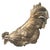 Vintage Cast Iron Nesting Rooster Sculpture – Rustic Gray & Rust Patina For Sale In West Palm - Image 6 of 12