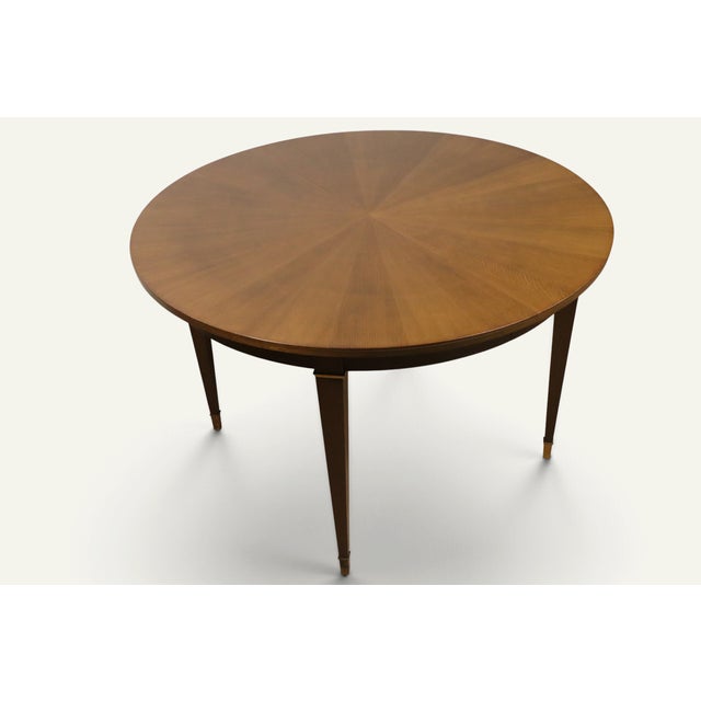 Art Deco Neo-Classical Style Mahogany Dining Table, 1940 For Sale - Image 12 of 16