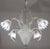 Art Deco 1940s Italian Art Deco Chandelier by Barovier & Toso "Bubble" Murano Glass For Sale - Image 3 of 17