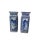 Ceramic Chinoiserie Qianlong Style Blue and White Porcelain Vases- A Pair For Sale - Image 7 of 12