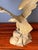 1970s Brass American Bald Eagle Sculpture on Rock For Sale - Image 4 of 12