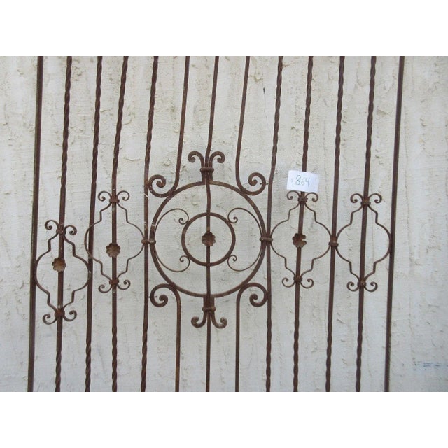 Antique Victorian Iron Gate For Sale In Philadelphia - Image 6 of 6