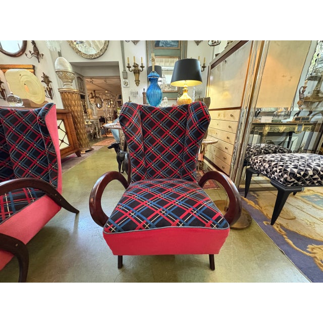Pair of Italian Modern Lounge Chairs by Paolo Buffa For Sale In Houston - Image 6 of 9