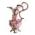 Vintage Italian Capodimonte Porcelain Floral Pitcher Ewer / Vase For Sale
