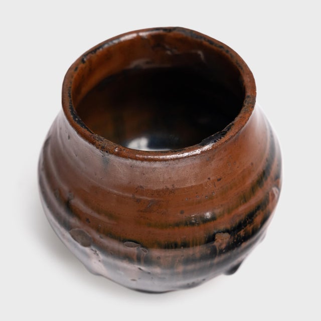 Chinese Vintage Chinese Drip Glazed Kitchen Pot, Early 20th Century For Sale - Image 3 of 4