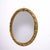 Large Oval Mirror in Gilded and Carved Wood, Late 1900s For Sale - Image 10 of 13