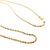 A late 20th-century 14k yellow gold 20" diamond-cut rope chain. The chain measures 2mm wide and weighs 7.5 grams.