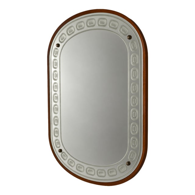 Swedish Modern Mirror, 1940s For Sale