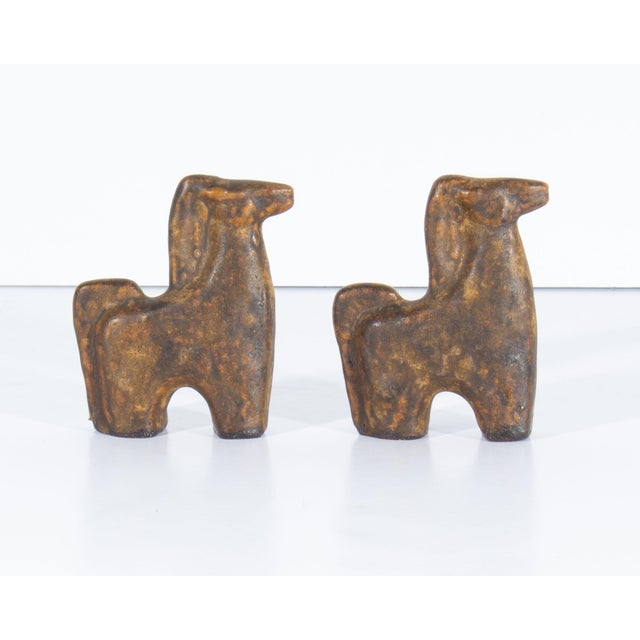 Mid-Century Modern Ceramic Horses by Helmut Friedrich Schäffenacker For Sale - Image 3 of 8