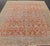 Antique Persian Sultanabad Rug With Floral Soft Red Field and Pale Blue Border For Sale - Image 4 of 15