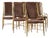 Warren Lloyd for Mastercraft Imperial Mid Century Brass Dining Chairs - Set of 6 For Sale