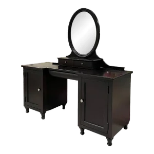 Vintage Drexel Heritage Dressing Room Vanity Table With Mirror