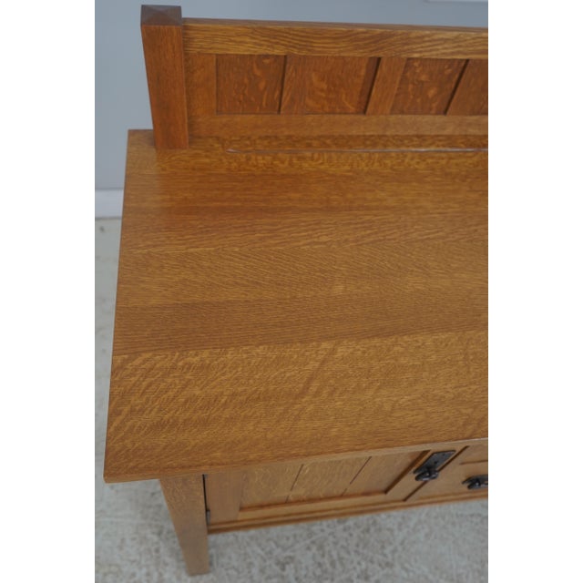 Stickley Mission Oak Arts and Crafts Sideboard For Sale - Image 14 of 18