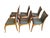 Vintage German Art Deco Dining Chairs in Pear Wood, 1890s, Set of 6 For Sale - Image 6 of 8