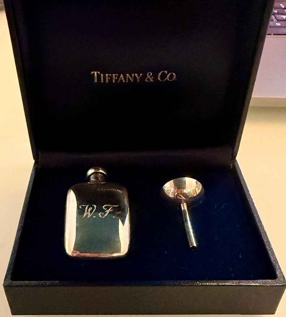 Tiffany & Co. Miniature Sterling Silver Traveling Perfume Flask