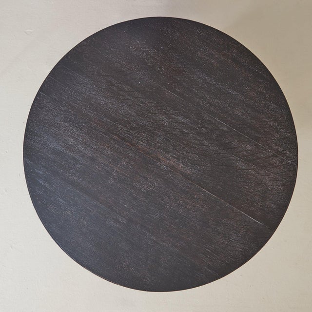 1940s French Brown Cerused Oak Coffee Table, 1940s For Sale - Image 5 of 11
