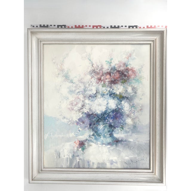 Ingfried Paul Henze-Morro, Impressionist Still Life, 1980s, Oil on Canvas For Sale - Image 11 of 12