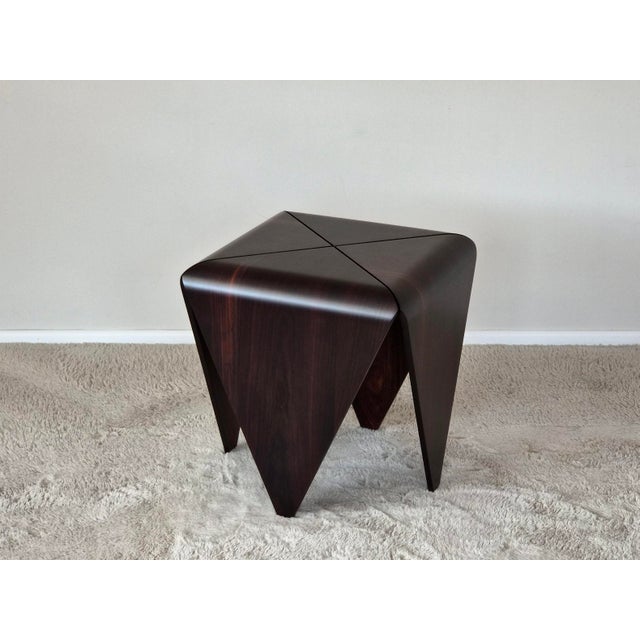 Wood Rosewood Petalas Side Tables from Jorge Zalszupin, Set of 2 For Sale - Image 7 of 18