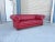1980s 1980s Vintage Tufted Red Leather Rolled-Arm Chesterfield Sofa For Sale - Image 5 of 11