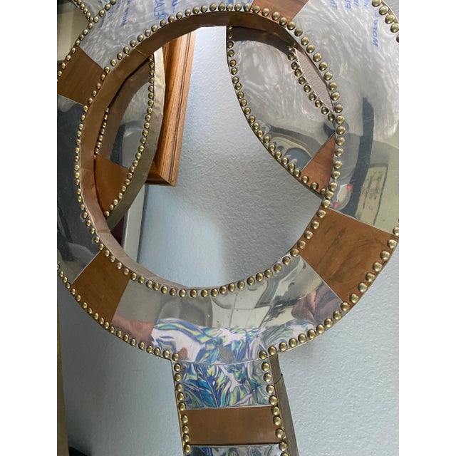 1970s Don Freedman Mid Century Modern Large Metal Wall Sculpture For Sale - Image 5 of 7