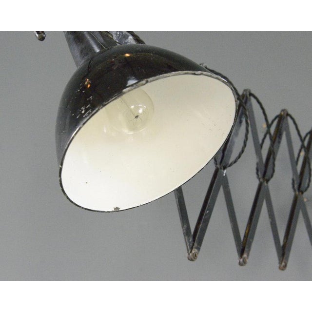 Large Scissor Lamp by Wilhelm Bader, 1920s For Sale - Image 12 of 14