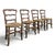 Louis XV Style Straw-Seated Chairs, Set of 4 For Sale - Image 9 of 9