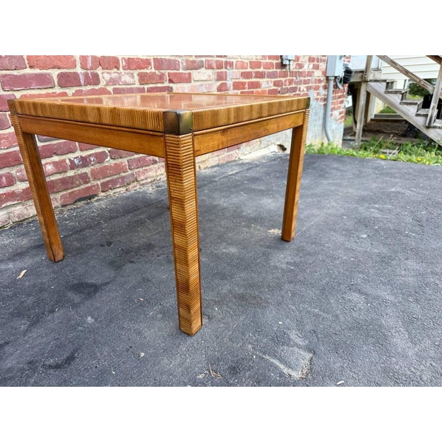 Pair of Vintage Campaign-Style Accent Tables From the Drexel Accolade Collection For Sale - Image 15 of 16