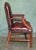 Georgian Oxblood Leather and Hardwood Gainsborough Library Armchair For Sale - Image 11 of 17
