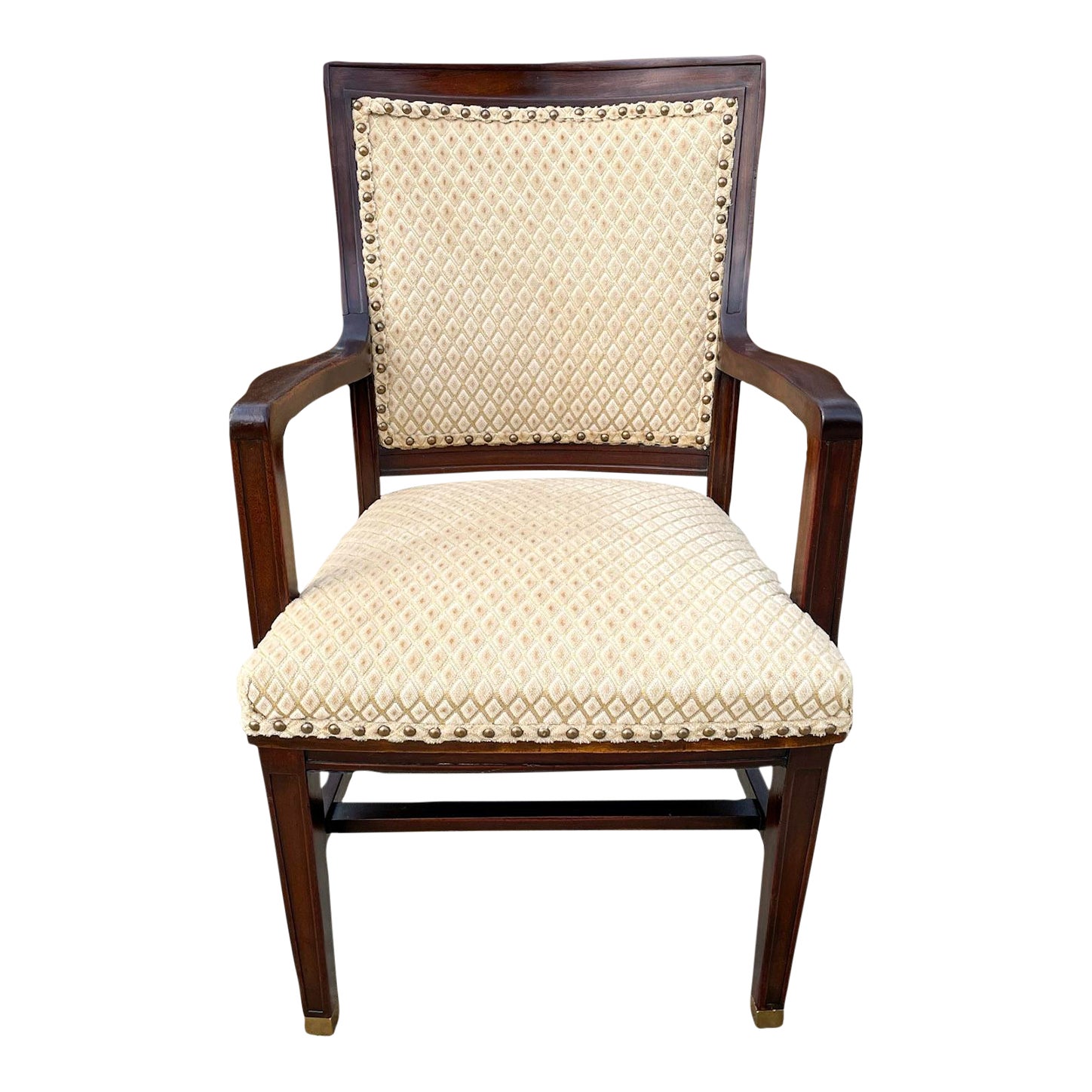 Vintage B.L. Marble Chair Company Walnut Empire Chair Chairish