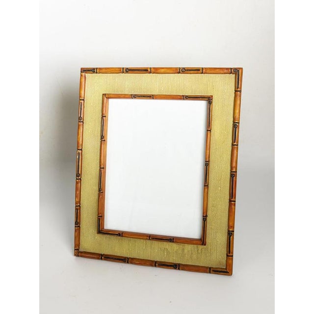 Fabric and Wooden Photo Frame, France, 1940s For Sale - Image 6 of 10