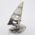 Vintage Italian Handmade Genuine Silver Windsurf & Windsurfer Large Solid Figurine Miniature For Sale - Image 4 of 9