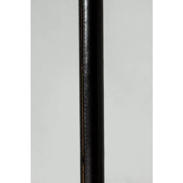 Mid-Century Leather Floor Lamp, 1960s For Sale - Image 4 of 7