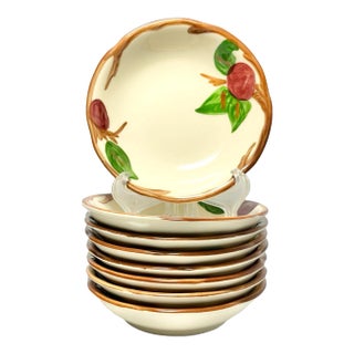 1970s Franciscan “Apple” Set of 8 Dessert Bowls For Sale