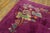 Textile 1920s Purple Mauve Floral Modern Antique Chinese Art Deco Rug 8' 6" X 11' 4" Handknotted Wool Carpet For Sale - Image 7 of 8