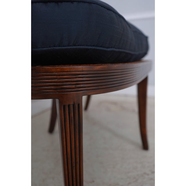 Theodore Alexander Regency Style Cane Seat Window Bench For Sale - Image 13 of 17