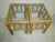 1990s Vintage Tiki Palm Beach Bamboo Rattan End Table Glass Top Honey Color Set of 2 For Sale - Image 10 of 12